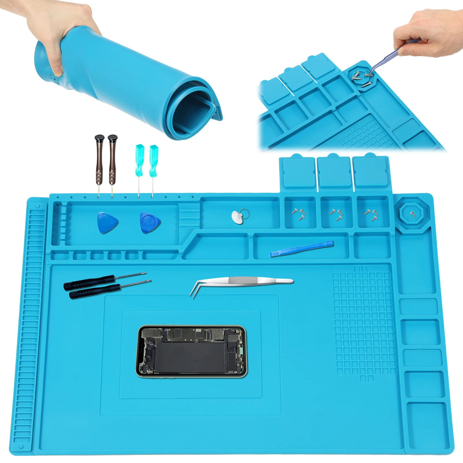 45x30cm Silicone Soldering Mat - Bar Mat Rubber avis et prix