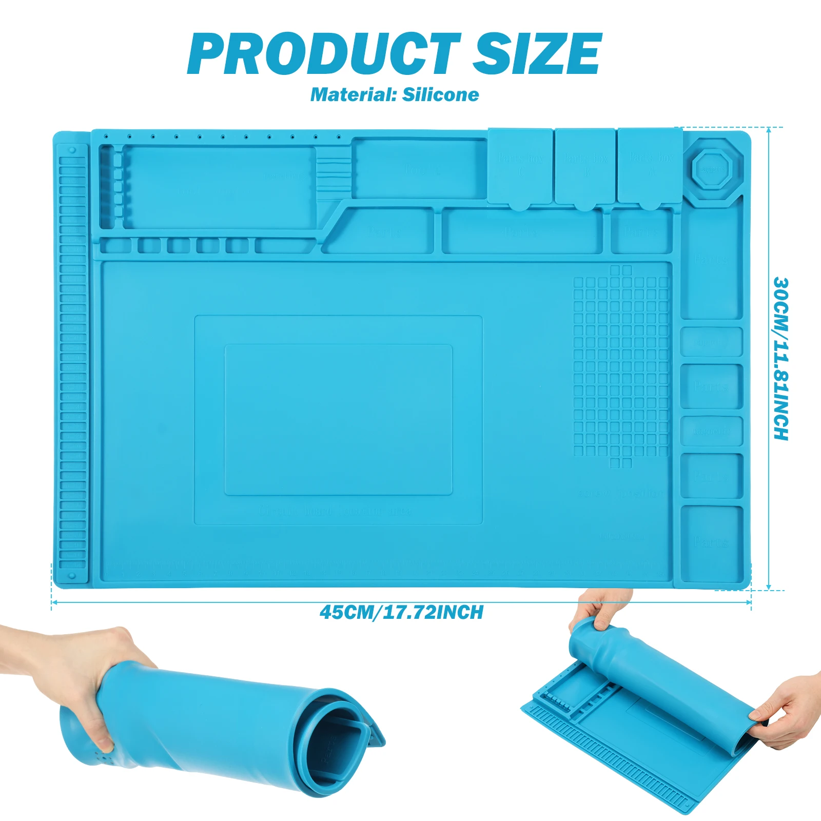 45x30cm Silicone Soldering Mat - Bar Mat Rubber avis et prix