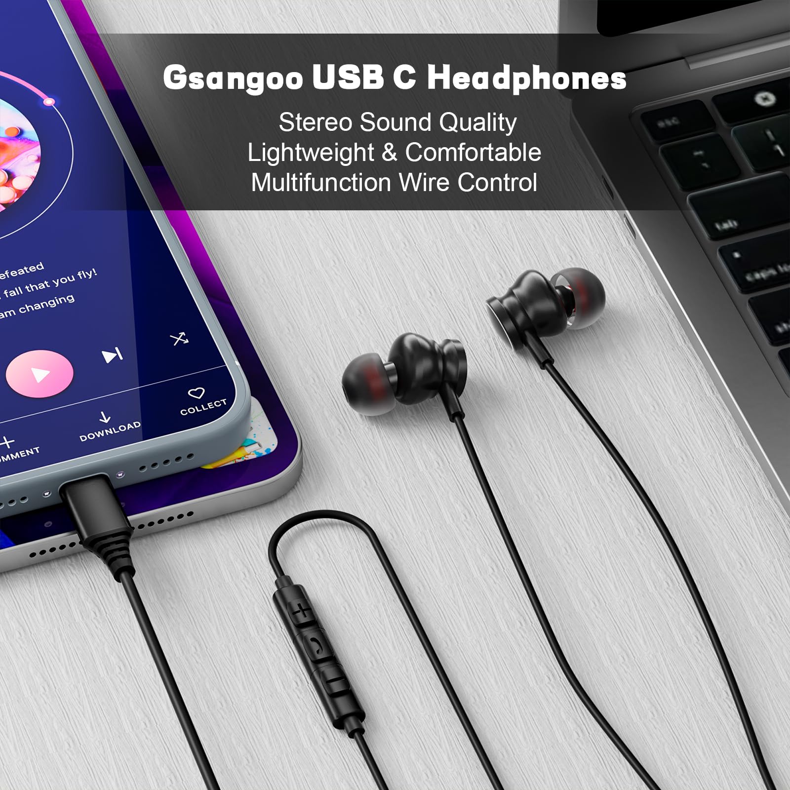 Type C Wired Headphones 3.5mm  - Home Bar Iphone avis et prix