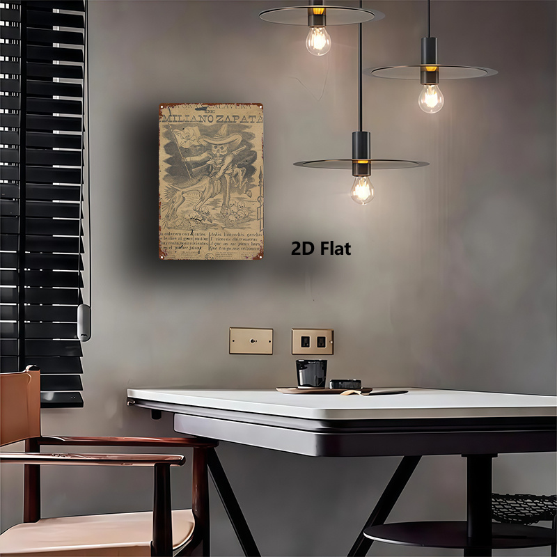 2D Flat, 1pc, Metal Sign, Tin  - Home Bar And Restaurant avis et prix