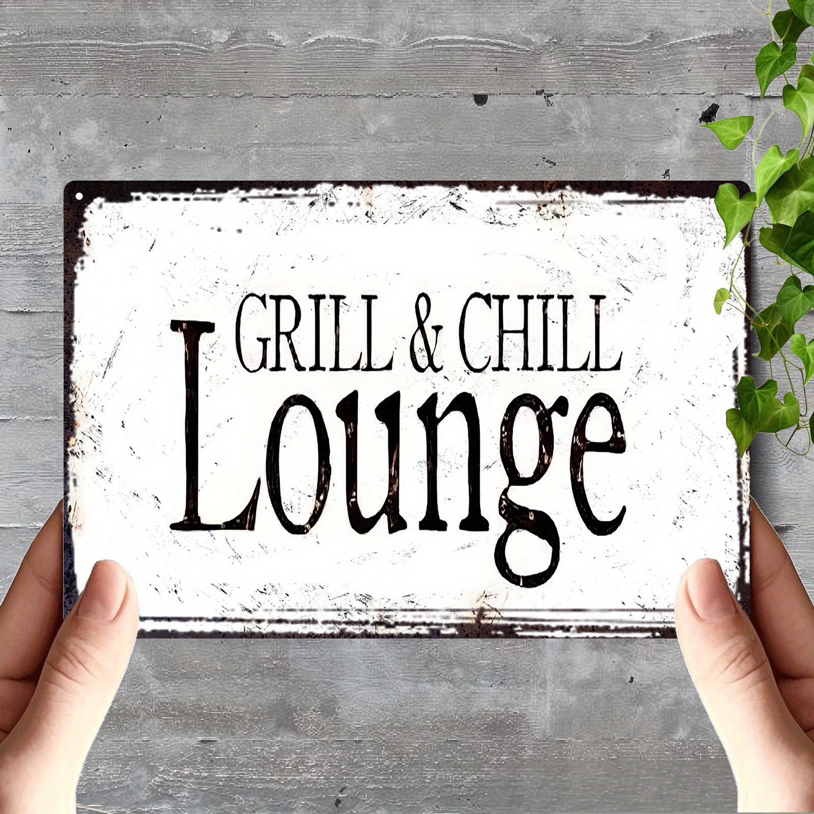 Tin Sign - Vintage Grill & Chi - Home Bar Lounge avis et prix