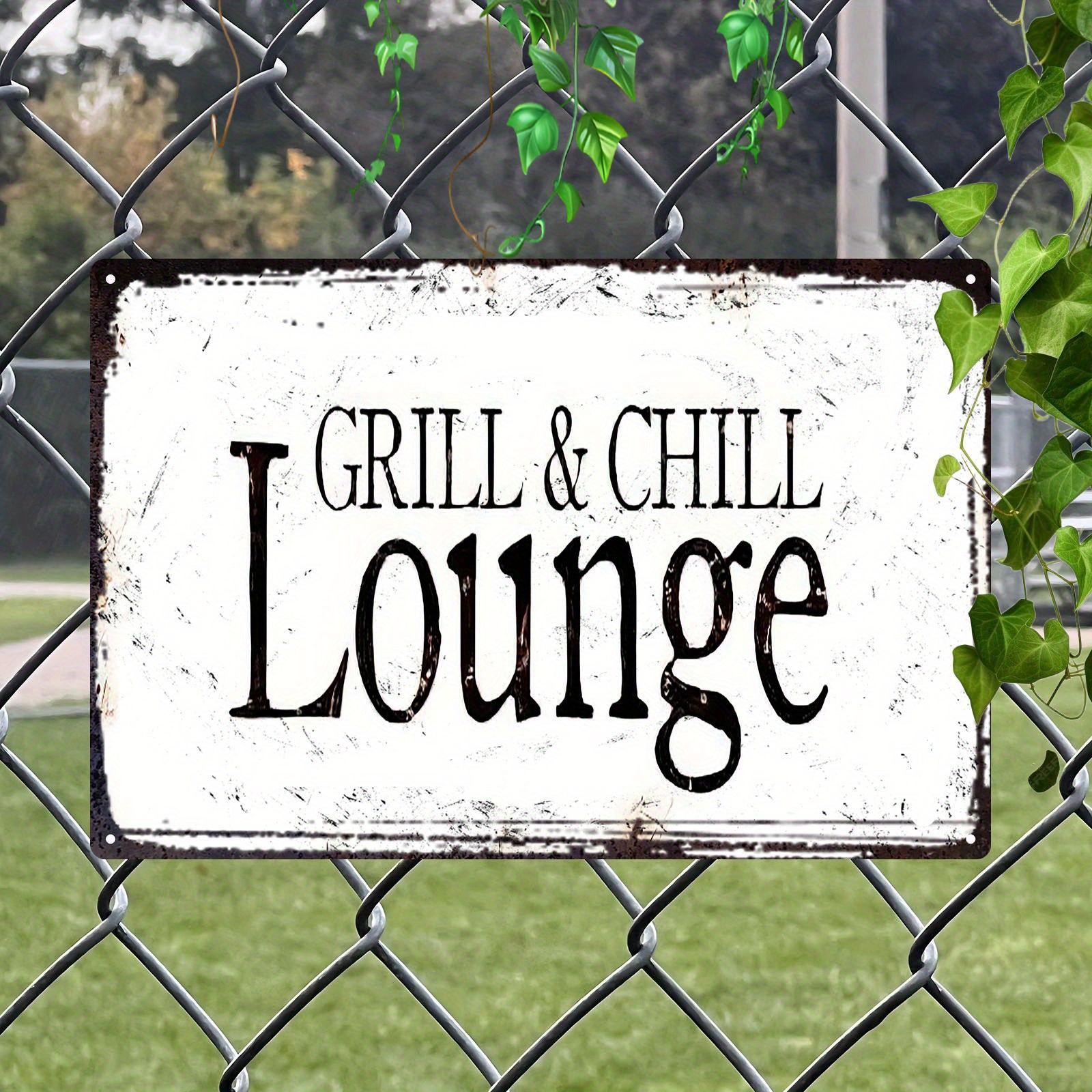 Tin Sign - Vintage Grill & Chi - Home Bar Lounge avis et prix