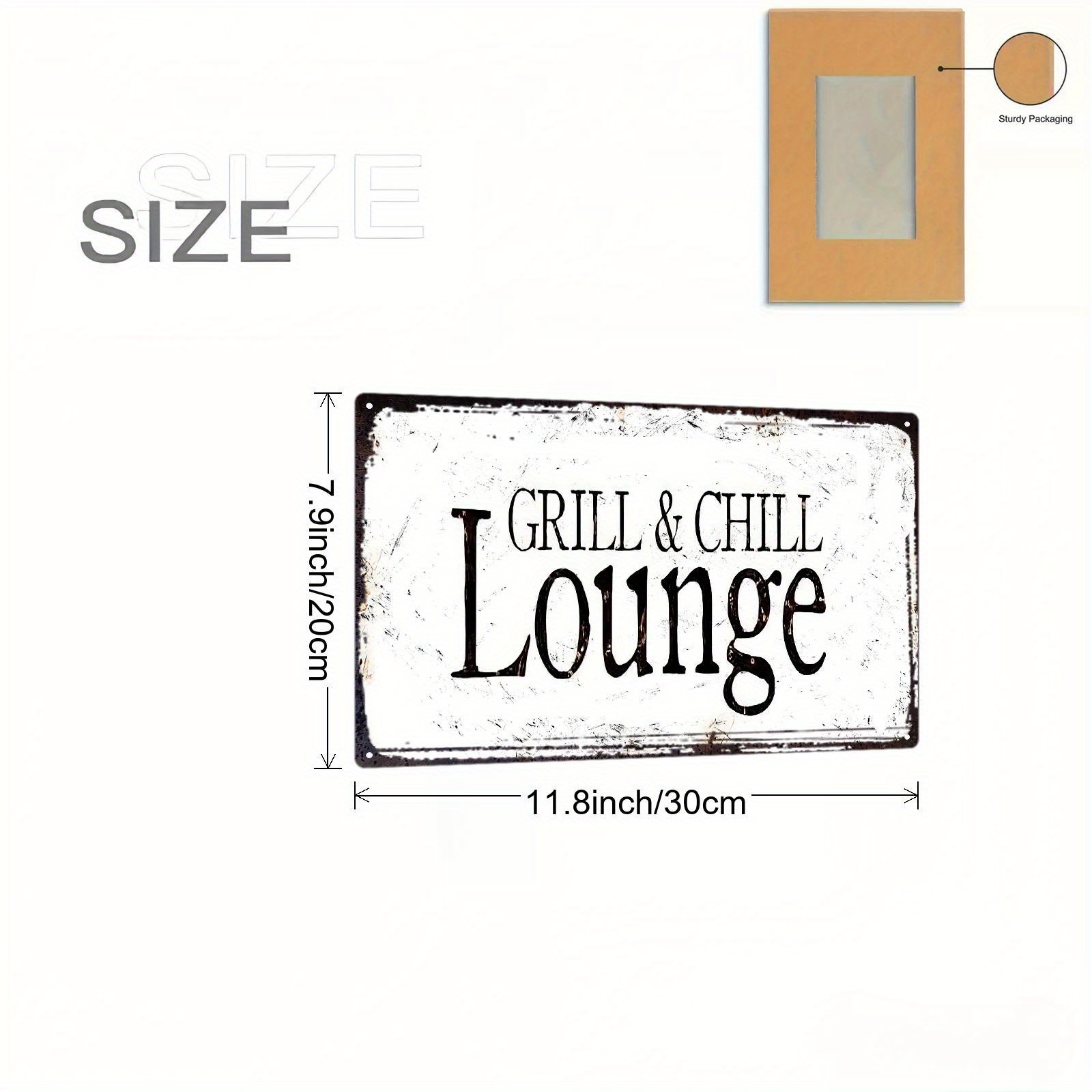Tin Sign - Vintage Grill & Chi - Home Bar Lounge avis et prix