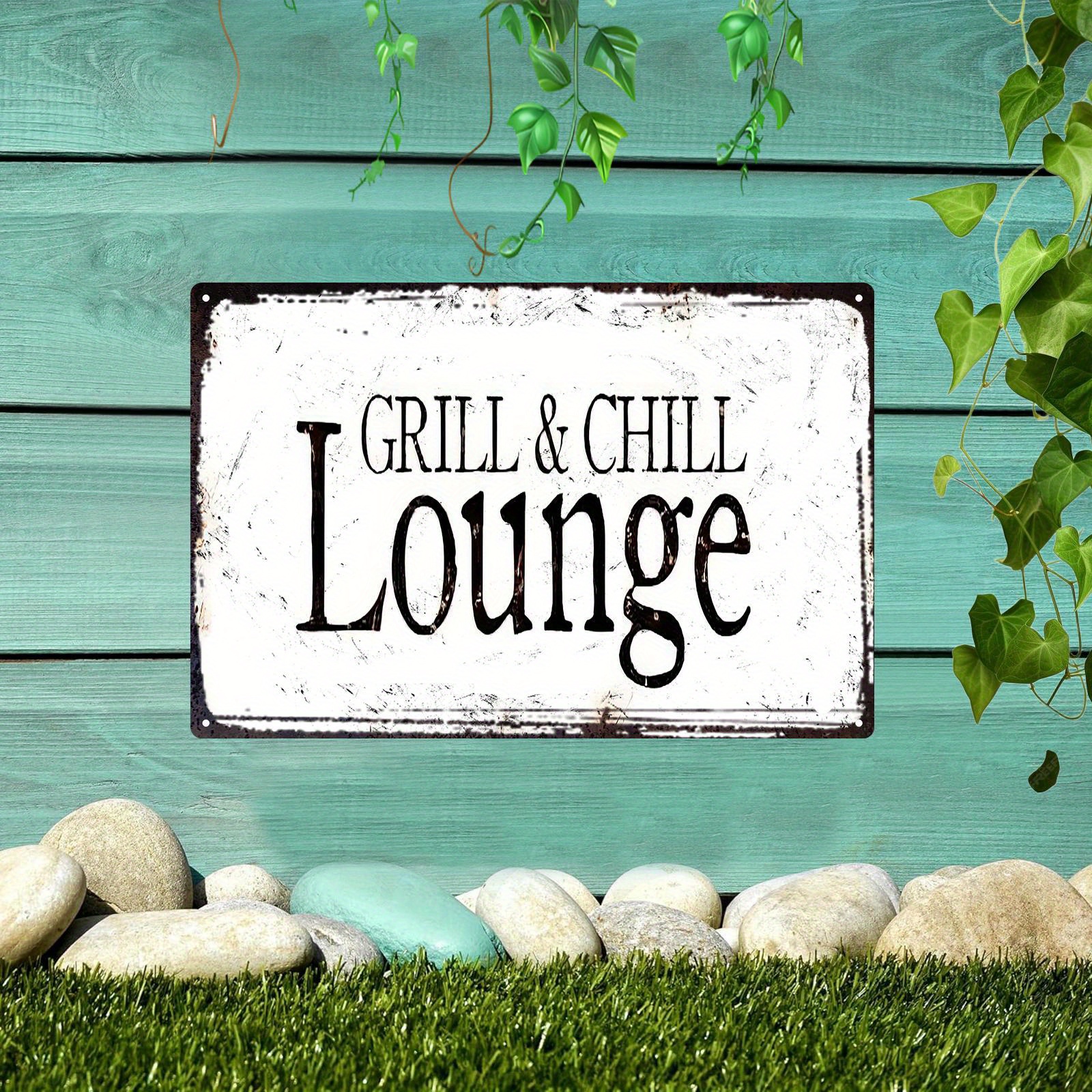 Tin Sign - Vintage Grill & Chi - Home Bar Lounge avis et prix