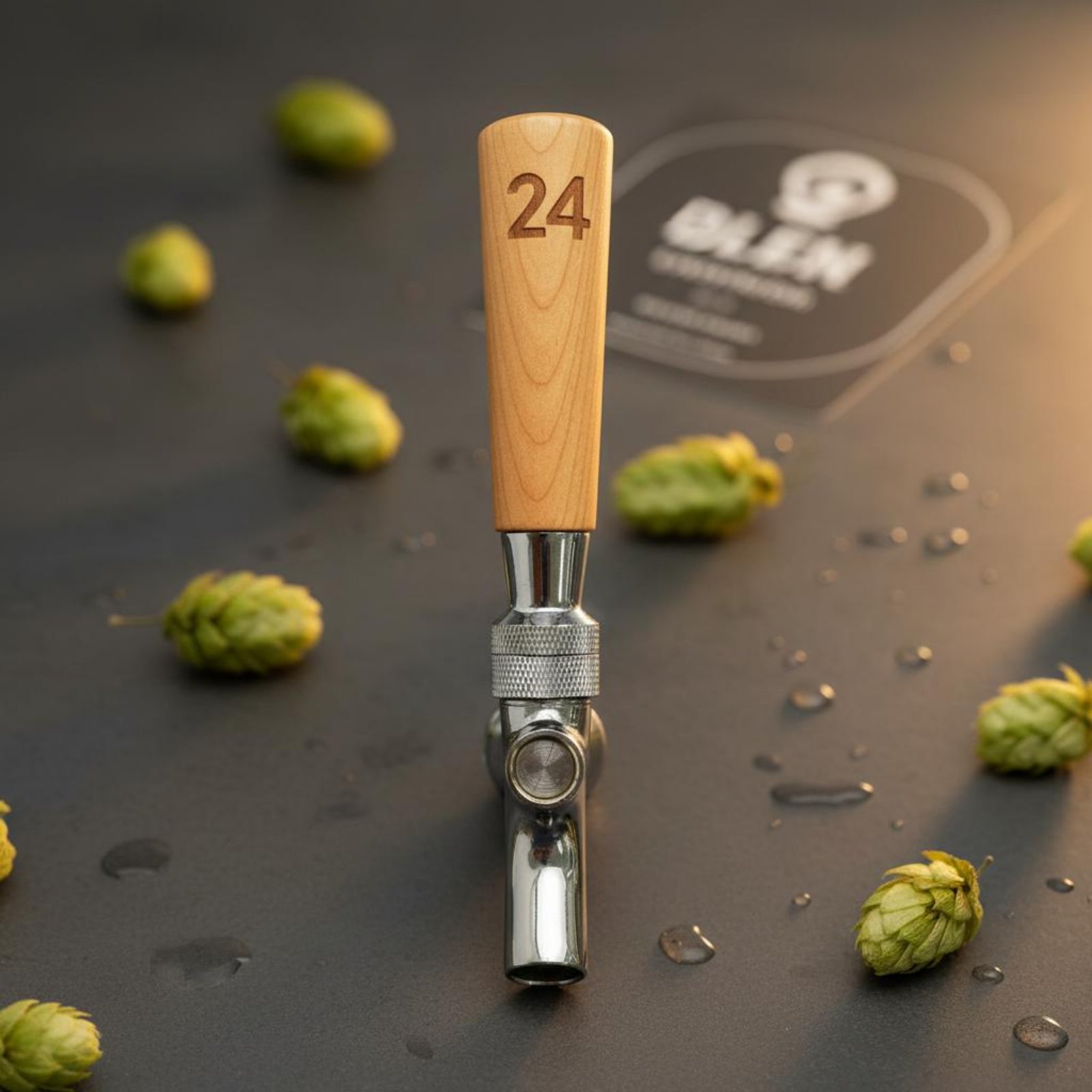 Short Wooden Beer Handle Solid - Home Bar Accessories avis et prix