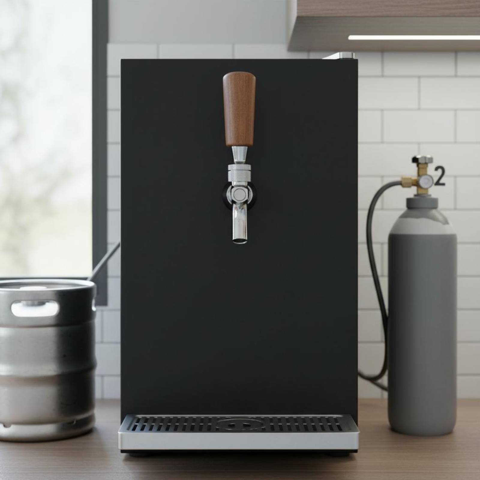 Short Wooden Beer Handle Solid - Home Bar Accessories avis et prix