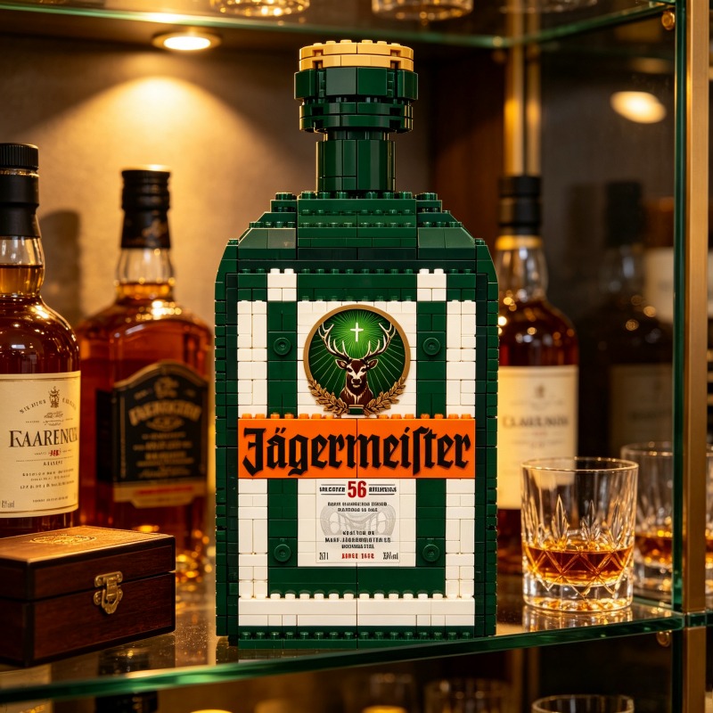DIY Jagermeister Liqueur Bottl - Home Bar Set avis et prix