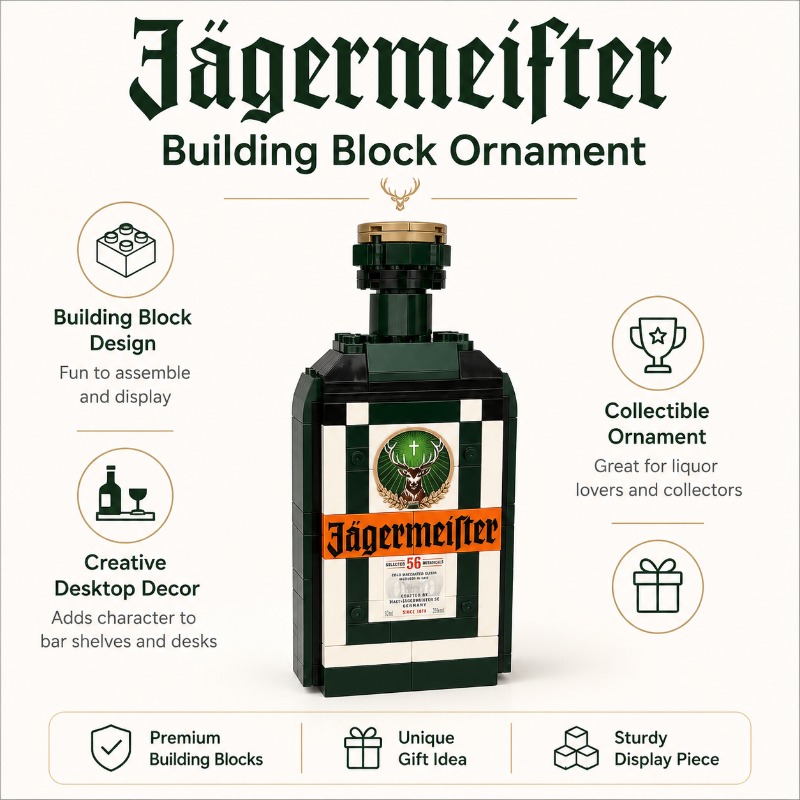 DIY Jagermeister Liqueur Bottl - Home Bar Set avis et prix