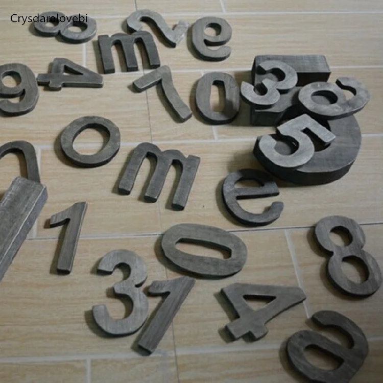 1-9 Number Retro Wood Personal - Home Bar Word avis et prix
