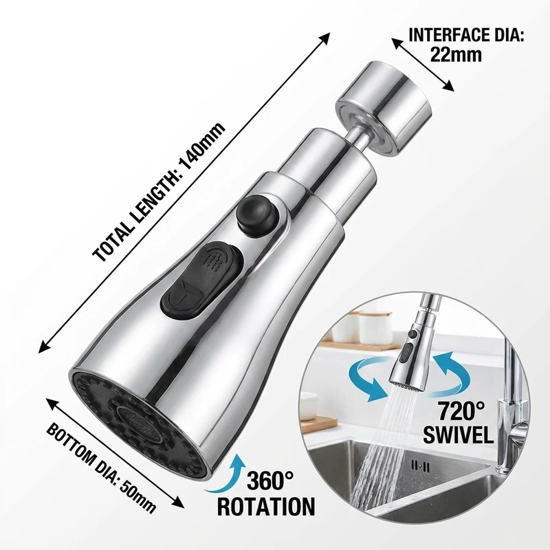 Universal 360° Rotate Kitchen  - Home Bar Sink avis et prix
