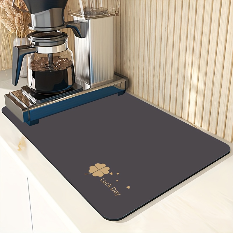 Dark Grey Clover Luck Dish Dry - Home Bar And Counter avis et prix