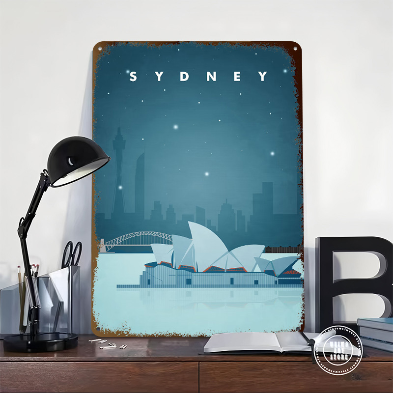 Sydney Travel Poster Customize - Home Bar Sydney avis et prix