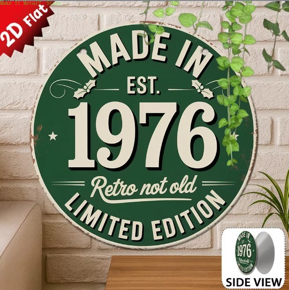 Made in 1976 Retro Not Old 2D  - Home Bar Accessories avis et prix