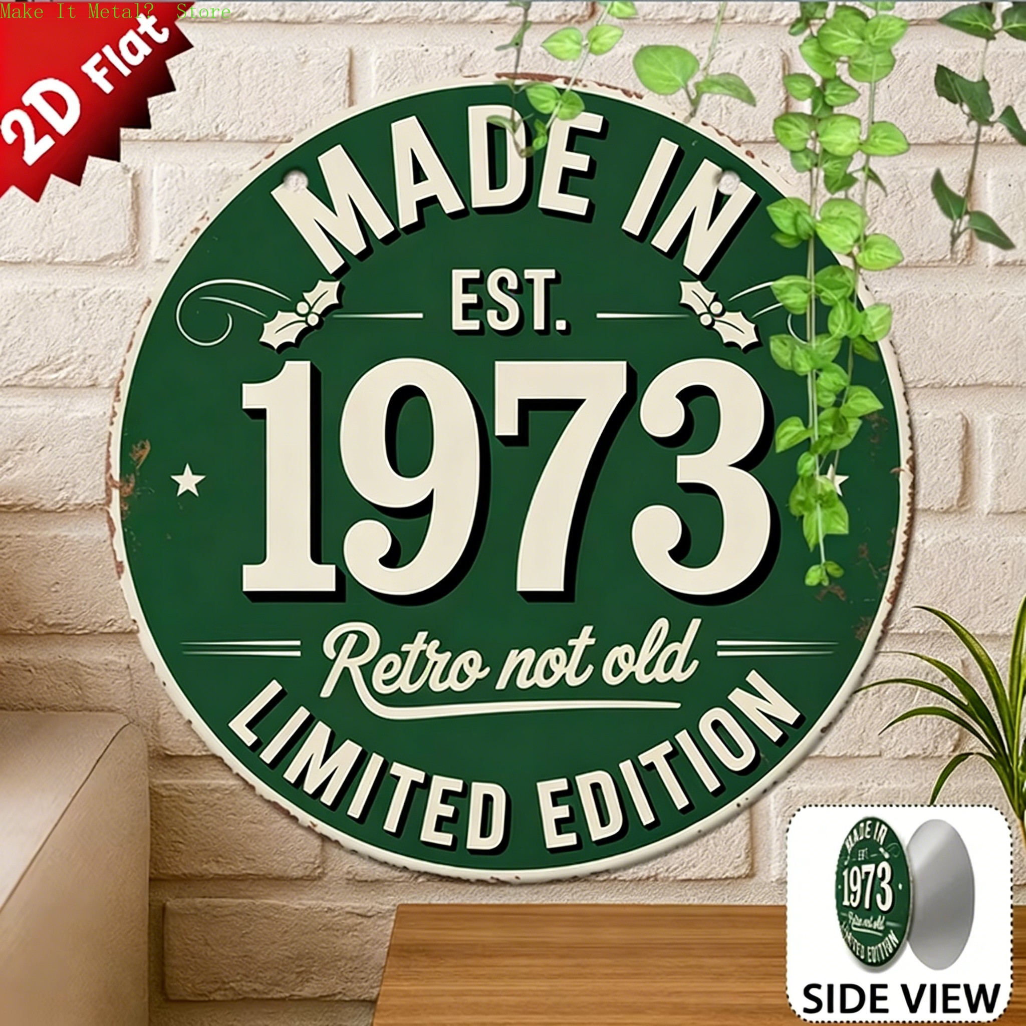 Made in 1976 Retro Not Old 2D  - Home Bar Accessories avis et prix
