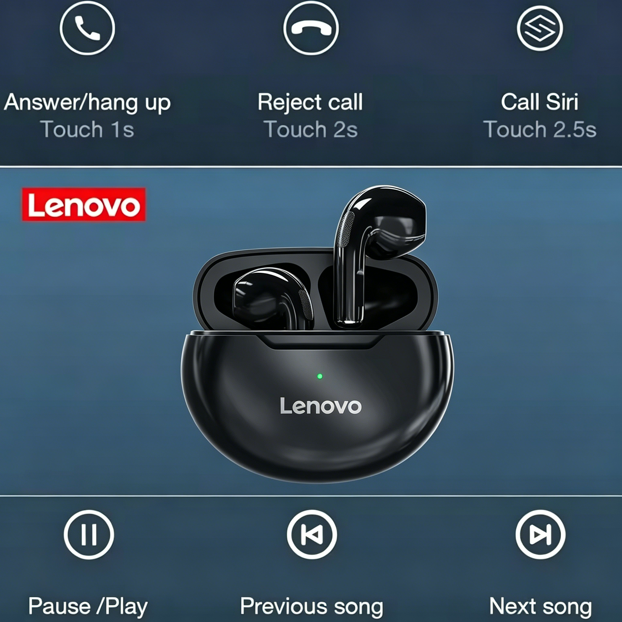 Lenovo HT38 TWS Bluetooth Earp - Home Bar Iphone avis et prix
