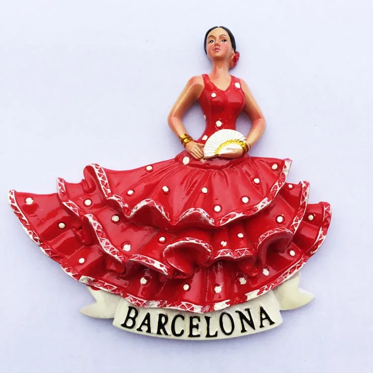 Spain Fridge Magnets Travellin - Home Barcelona avis et prix