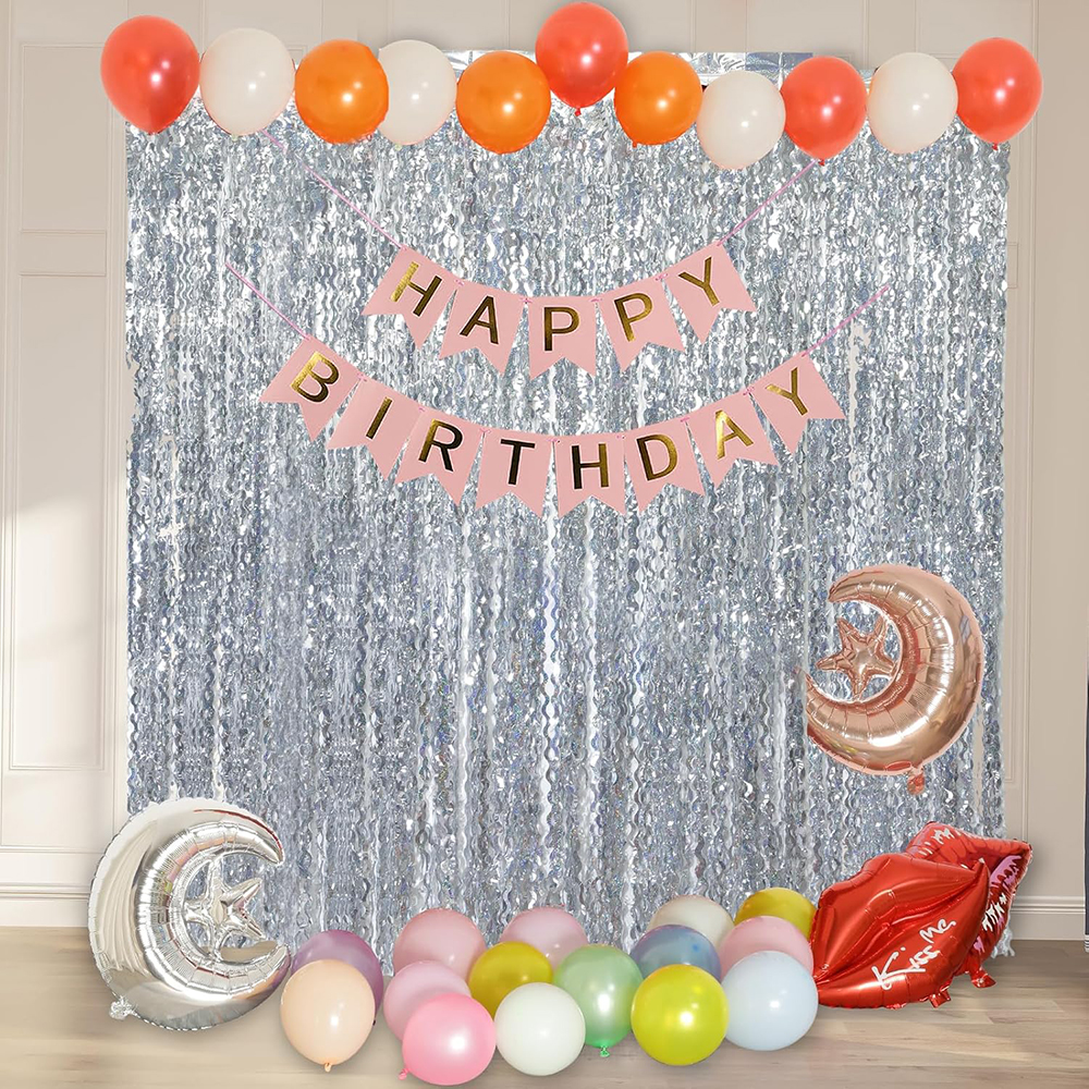 2Packs Teal Blue Pink Foil Cur - Home Bargains avis et prix